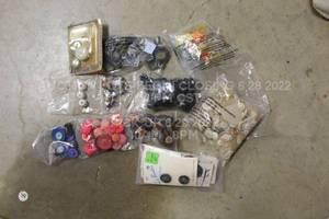 lot 215 image: Lot of Assorted Buttons in Various Bags, Multicolor, Hundreds in Total
