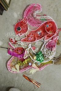 lot 224 image: Dragon Rooster Bunny Asian Holiday Decor Chinese New Year Vintage Rare Retro Decor