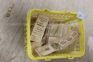 lot 228 image: Lot of Vintage Needle Threaders with Very Old Fort Worth Advertising