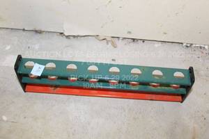 lot 230 image: Test Tube Holder 8 Slots, Vintage Metal Rack