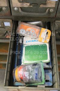 lot 305 image: MISC TOOLBOX ITEMS METAL DRAWER NOT INCLUDED
