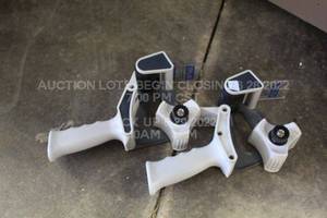 lot 318 image: Set of 2 ULINE tape dispenser for 3M tape Packaging Tape