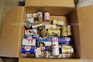 lot 324 image: Large Bulk Lot of Vintage Beer Cans Empty 60s 70s 80s Brands 49 Cans in Total