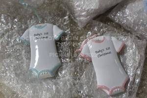 lot 375 image: Lot of 6 Babys 1st Christmas Ornaments