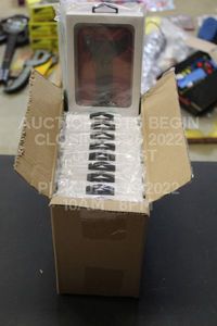lot 390 image: Lot of 10 iPhone XS Cases Brand New Casepack Bulk Sealed in Box Red Black 5.8 Screen Overstock Retail Product Wholesale