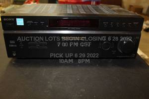 lot 395 image: Sony STR-DE597 Digital AudioVideo Control Center Digital Cinema Sound