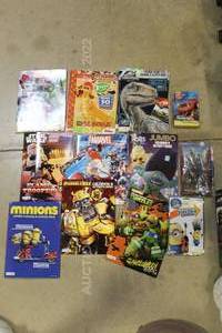 lot 397 image: Lot of 14 Boys Coloring and Activity Books, New Unused, All Have Retail Shelf Wear