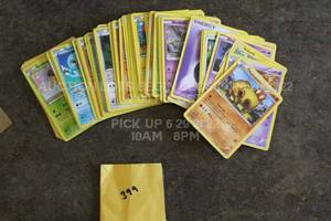 lot 399 image: Lot of 75 Used Pokemon Cards Various Cards in Various Playwear Conditions Trading Card Game TCG
