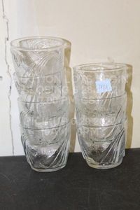 lot 414 image: Set of 7 Glasses Various Water Glasses for Display
