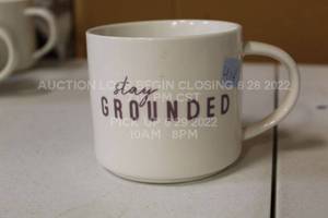 lot 418 image: Stay Grounded Mug Brand New Unused  for Coffee Tea Hot Chocolate