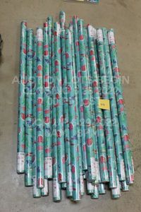 lot 431 image: Lot of 36 Dinosaur Wrapping Paper Christmas Holiday Decor Gift Presents Wrap Holidays Giftwrap