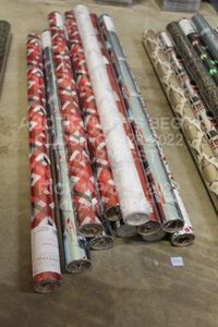 lot 438 image: Lot of 11 Premium Foil Heavy Thick Holiday Christmas Wrapping Paper Giftwrap Christmas Holiday Decor Gift Presents Wrap Holidays Giftwrap
