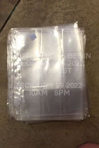 lot 482 image: Lot of 100 Ultra Pro Platinum Series, Impel Pro Grade 9-Pocket Pages for Sports Trading Cards or Pokemon Magic TCG Card