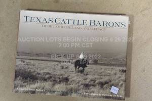lot 489 image: Texas Cattle Barons Their Families, Land, and Legacy Hardcover Coffee Table Book