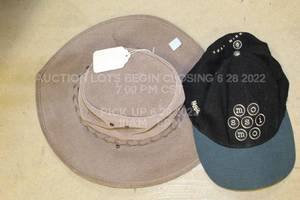 lot 497 image: Lot of 2 Mens Hats Mossimo & Aussie All Rounder