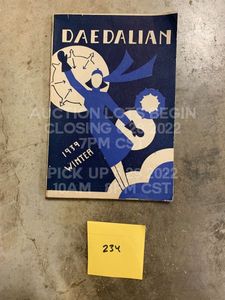 lot 234 image: 1939 Winter Daedalian The Texas State College for Women Qurterly Denton, Texas Book