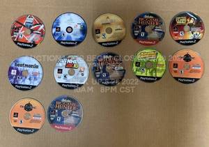 lot 122 image: Lot of 12 Disc Only Sony Playstation 2 PS2 Video Games, Various Titles, Untested