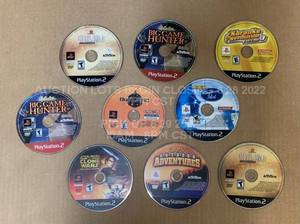 lot 124 image: Lot of 9 Sony Playstation 2 Disc Only Games PS2 Game Untested Video Games