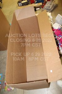 lot 150 image: Giant Moving Box 330 43 x 20 x 14 Previously Used, Taped on Bottom