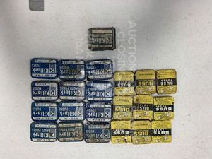 lot 316 image: Lot of Fuse Tins Various Voltages and Ages Untested Killark and Buss Automotive and Safety Valve Fuses