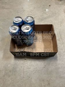 lot 236 image: Lot of 4 Rockstar Halo Infinite Edition Blackberry Goji Flavor Brand New Sealed Energy Drink Limited Edition Art on Can from the Microsoft Xbox Video Game Series