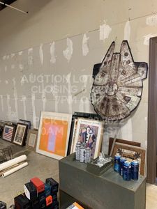 lot 248 image: Giant Star Millennium Falcon Kite, No Rope, Kite Body Only