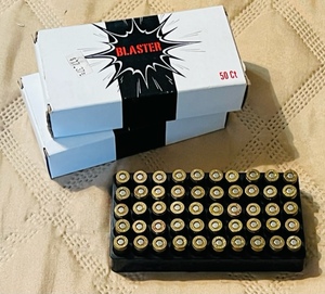 lot 30 image: 2 Blaster 50ct Boxes of Ammo for .380 Auto 100GR Nickel - 93 Total Rounds