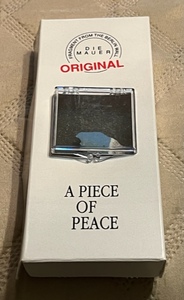 lot 36 image: Fragment From the Berlin Wall Die Mauer Original A Piece of Peace