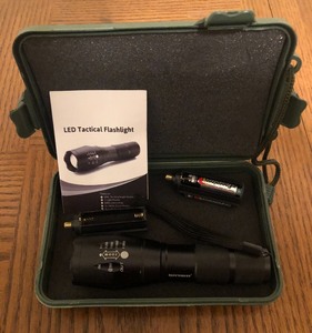 lot 92 image: Binwo LED Tactical Flashlight