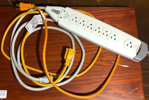 lot 210 image: Belkin Surge Master ProtectedGrounded Multi Outlet wExtension Cord