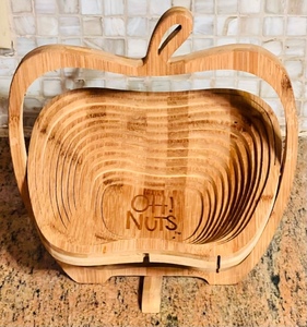 lot 276 image: OH Nuts Collapsable NutFruit Basket