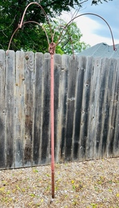 lot 44 image: 9 FT IRON OUTSIDE PLANT HANGERTRELIS&nbsp