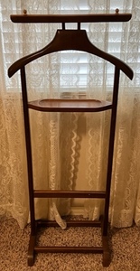 lot 95 image: &nbspVINTAGE COAT, TIE &amp BELT RACK