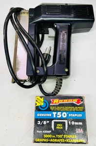 lot 124 image: CRAFTSMAN ELECTRIC STAPLER wBOX ARROW T50 38 STAPLES