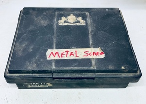 lot 139 image: 9.5x 7.5x 3.5 MAGNATES MARK IV BOX wASSORTED METAL SCREWS