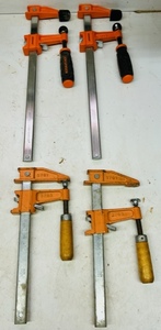 lot 147 image: TWO 12 and TWO 6 JORGENSEN BAR CLAMPS