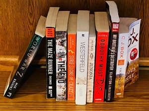 lot 199 image: LOT OF 9 POPULAR FICTION PAPERBACKS