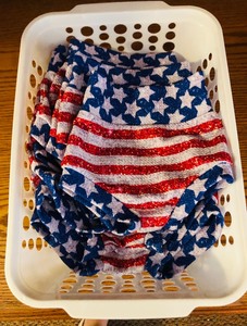 lot 175 image: AMERICAN FLAG BOTTOMS - RANGING FROM 9 MONTHS &amp UP
