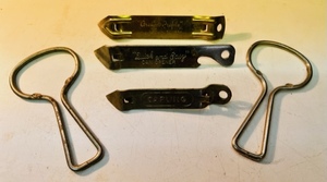 lot 275 image: 5 VINTAGE BEER BOTTLE OPENERS