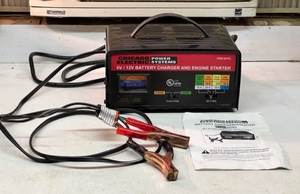lot 299 image: CHICAGO ELECTRIC 6V12V BATTERY CHARGER  ENGINE STARTER wINSTRUCTIONS