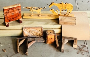 lot 320 image: UNFINISHED WOOD PROJECTS - IN NEED OF WOOD WORKER