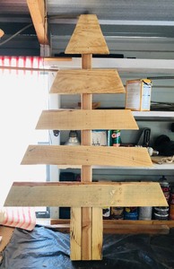 lot 246 image: 35x 23 HAND-CRAFTED WOODEN TREE