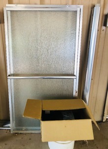 lot 269 image: 55x 29 SLIDE SHOWER DOORS wHARDWARE