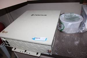 lot 88 image: Pentair Pool Timer Power Box and Extra Skimmer Basket