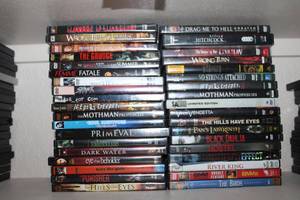 lot 158 image: DVDs Horror and Scary Movies