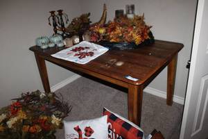 lot 166 image: Table Only (contents Not Included) matches chairs in lot 150