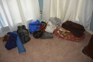 lot 135 image: Blankets, Linens, Fur Hats, Scarves and Bags, see pictures