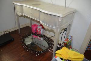 lot 183 image: Table and Mirror, Contents Not Included