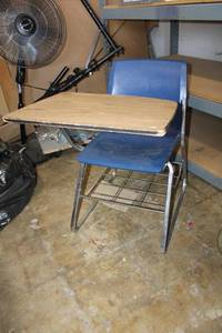 lot 38 image: School Desk as shown