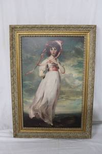 lot 101 image: Frames Print of Pinkie by Sir T. Lawrence,  17W x 24Tall, see pictures